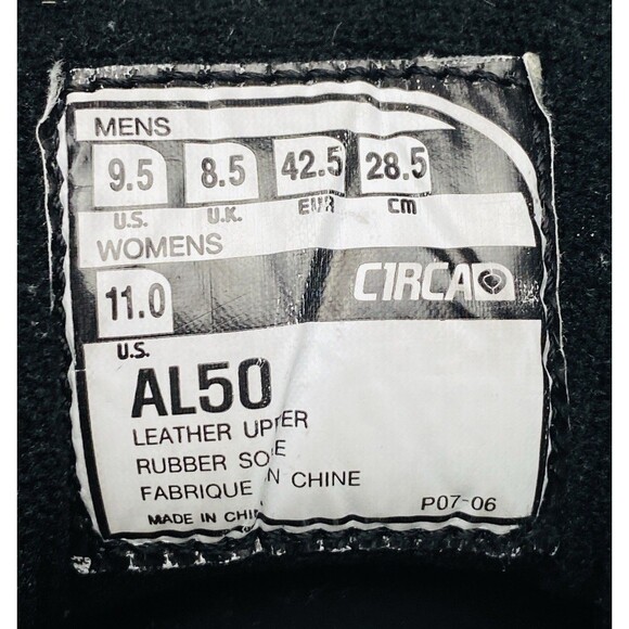 C1RCA AL50 Adrian Lopez Pro Model Black Pinstripe Skate Shoes M 9.5 Vintage Y2K - Picture 9 of 15